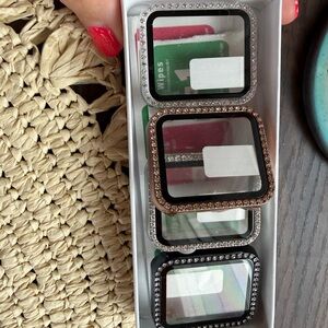 Stylish Black and Gold Phone Screen Protectors